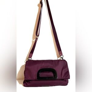 Armani jeans plum nlyon crossbody Elegant Bag